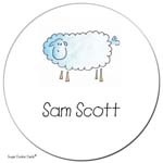 Sugar Cookie Gift Stickers - Sheep Boy